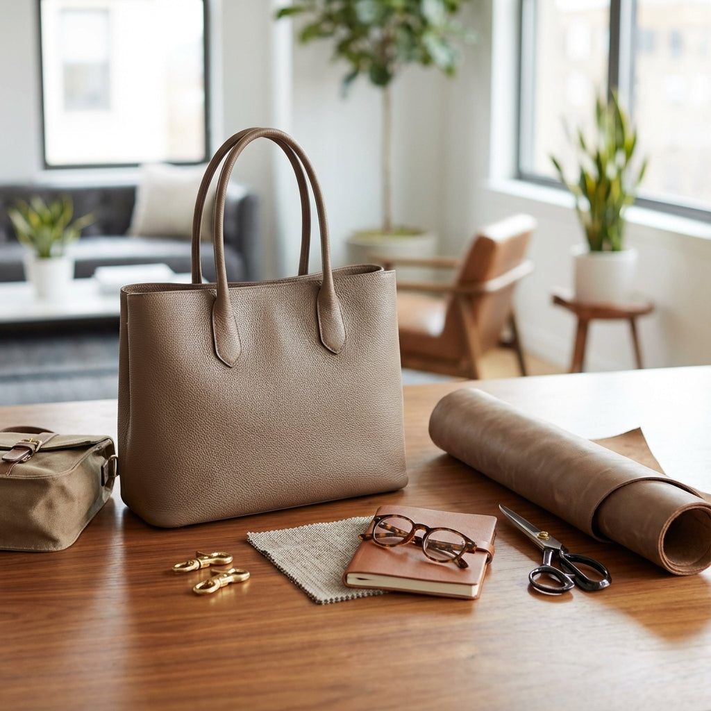 Illustration for Behind the Design: How Expert Craftsmanship and Premium Materials Define Modern Luxury Diaper Bags ✨ 
