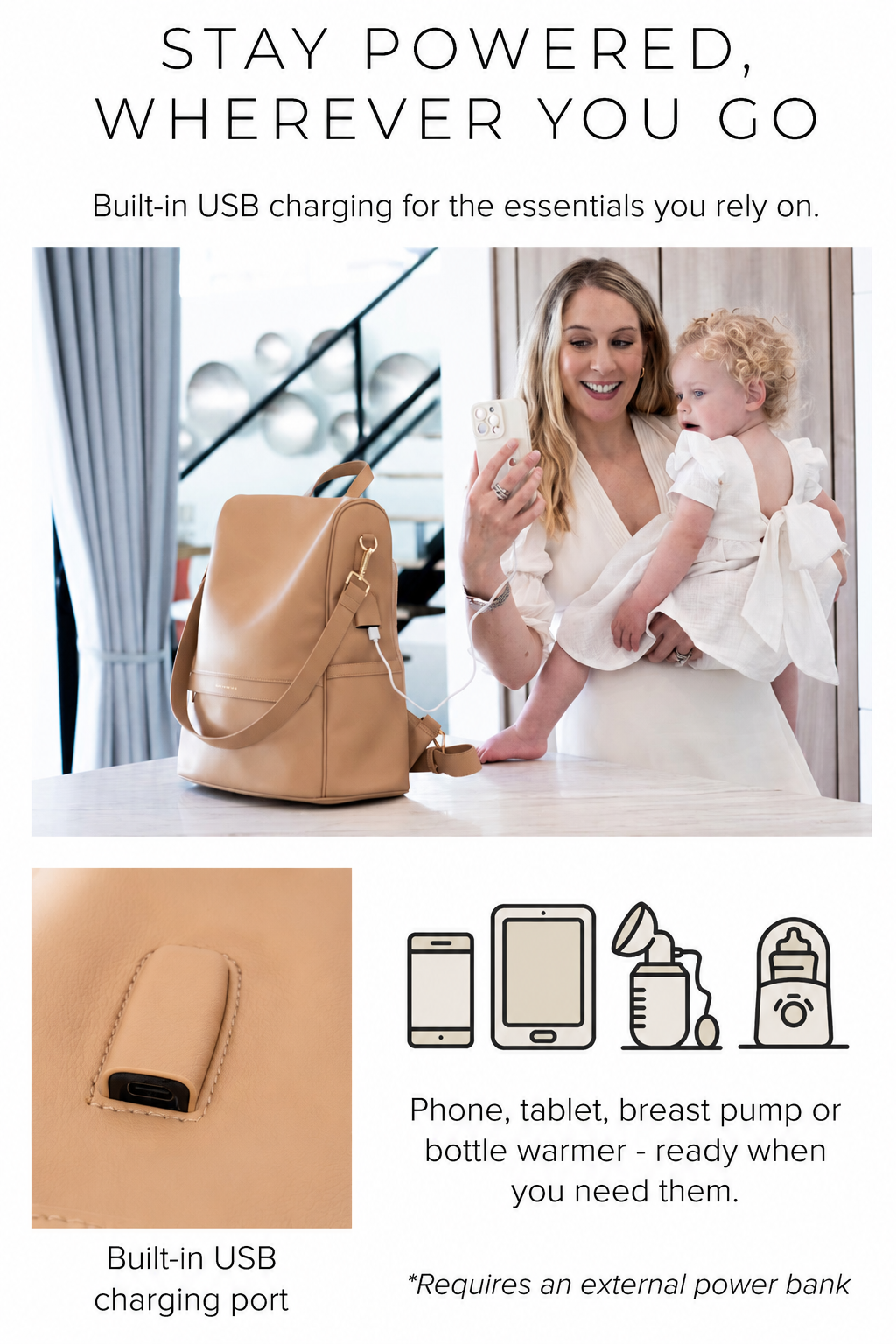 The Mia Diaper Bag