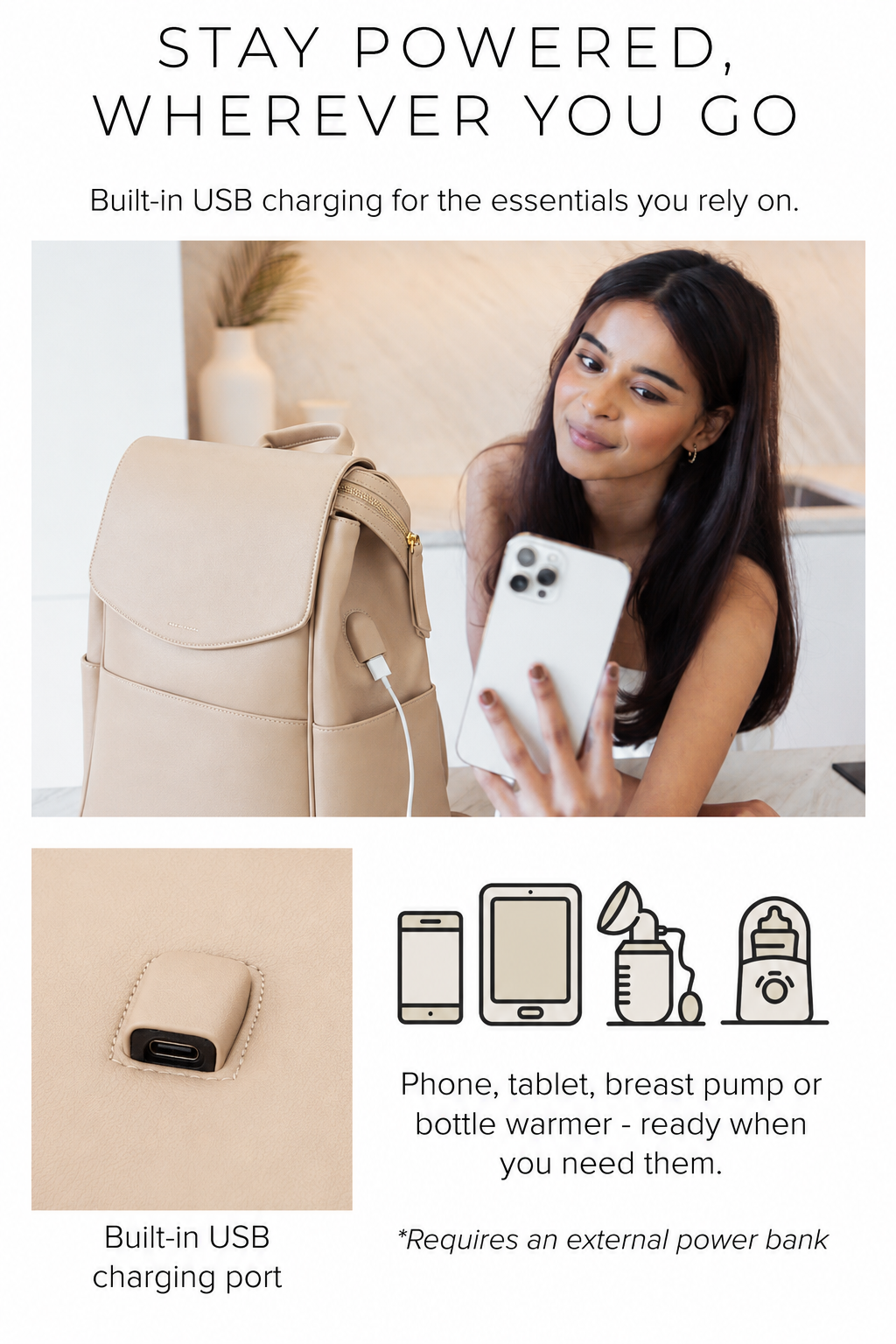 The Olivia Diaper Bag