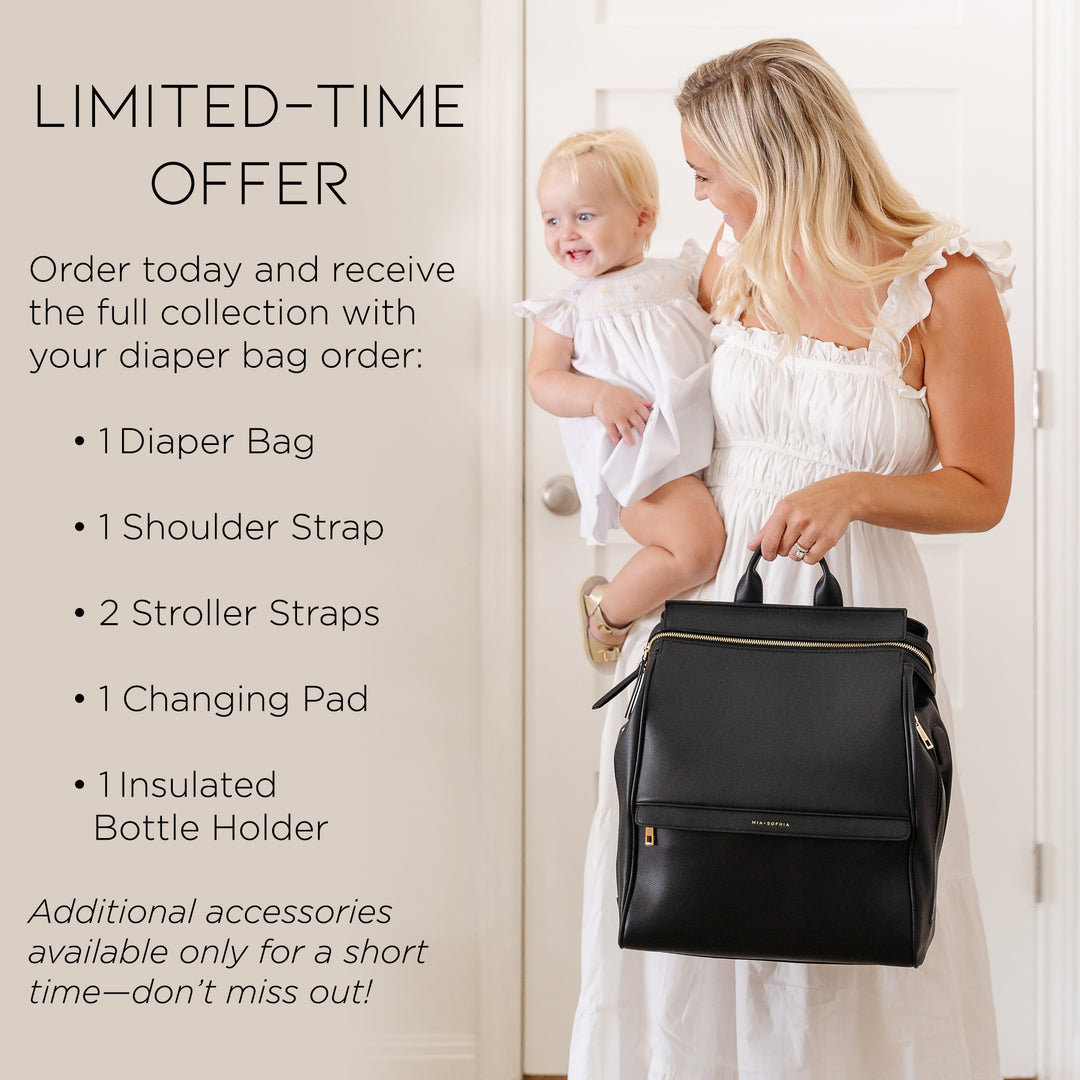 The Sophia Diaper Bag – Mia + Sophia