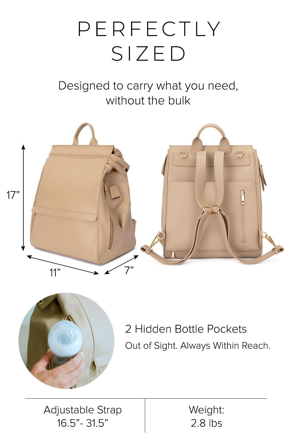 The Sophia Diaper Bag