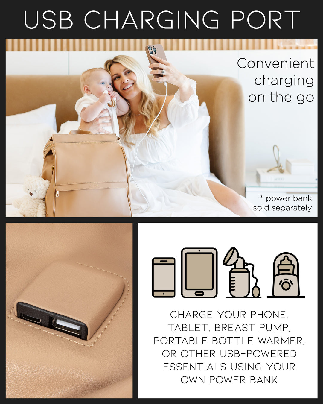 The Sophia Diaper Bag