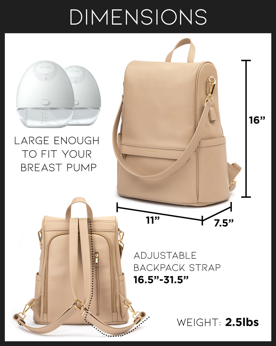 The Mia Diaper Bag