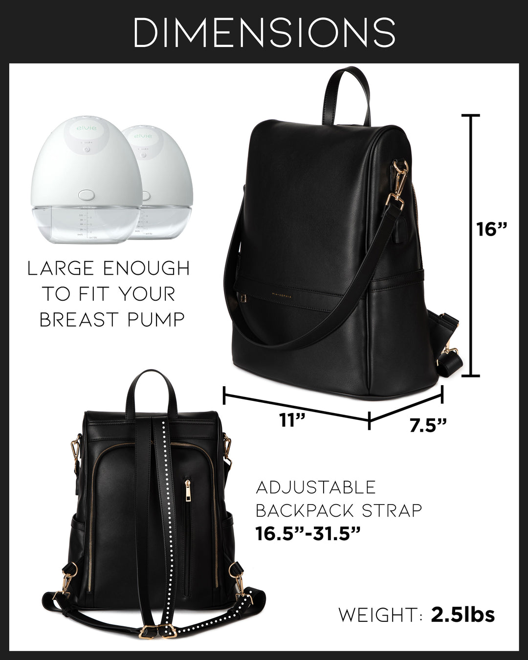 The Mia Diaper Bag