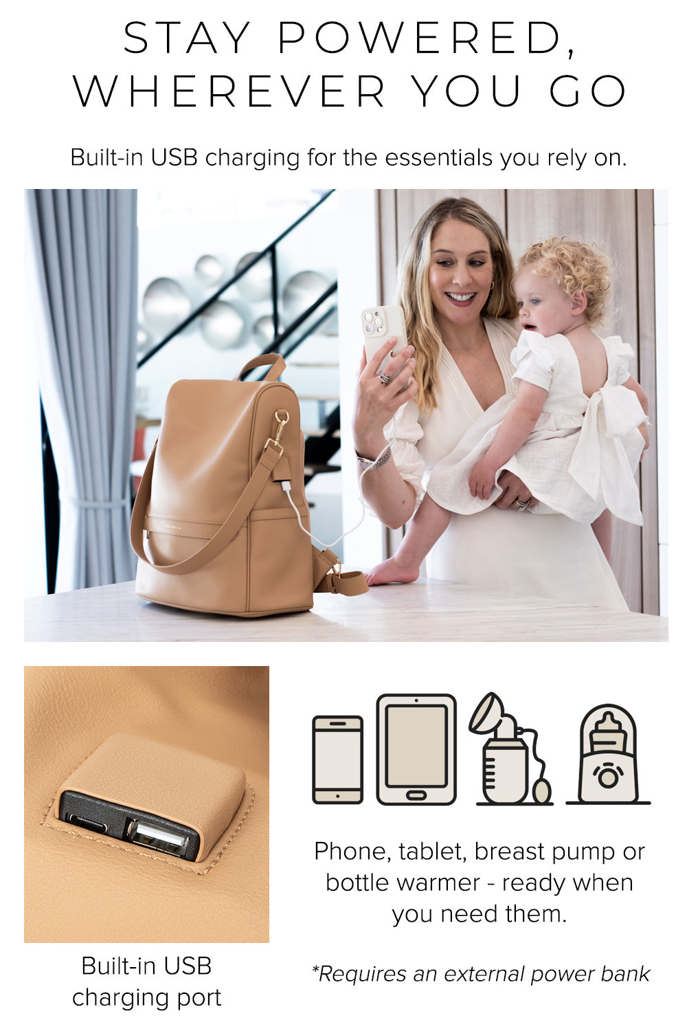 The Mia Diaper Bag