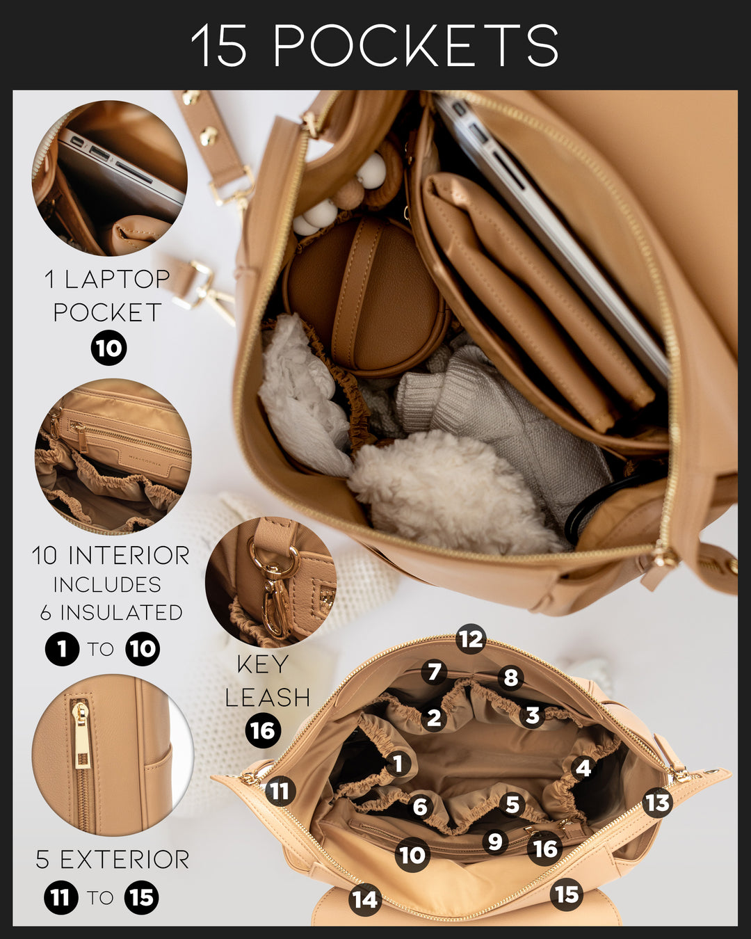 The Olivia Diaper Bag