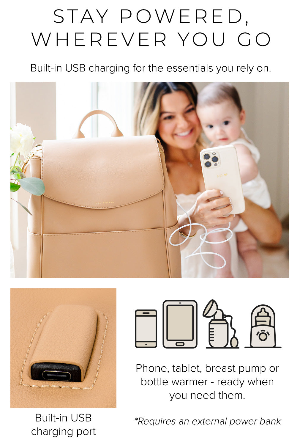 The Olivia Diaper Bag