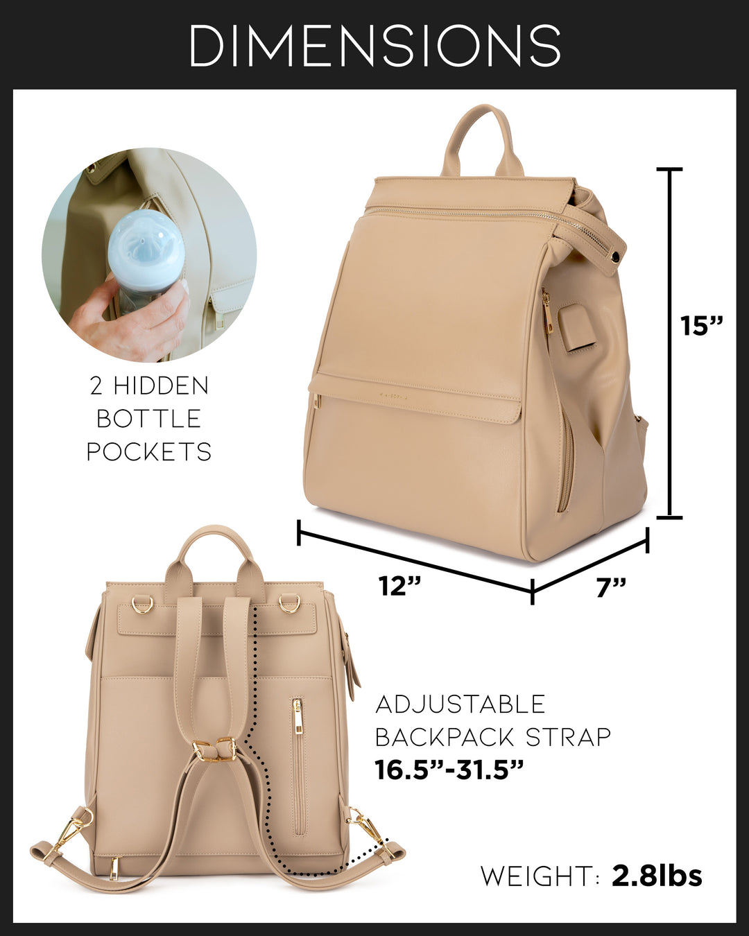 The Sophia Diaper Bag