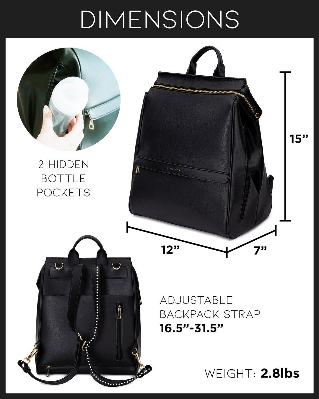 The Sophia Diaper Bag