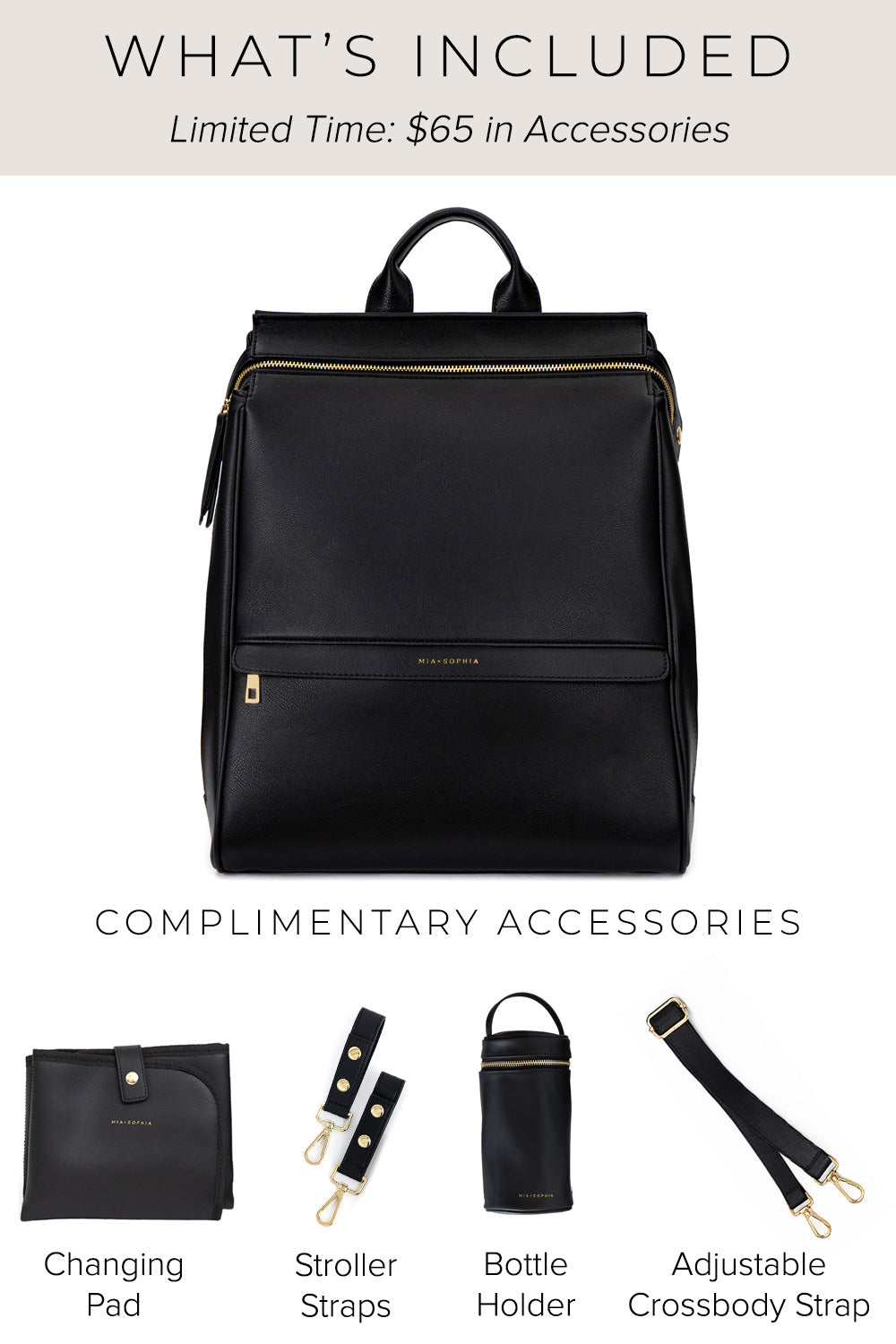 The Sophia Diaper Bag
